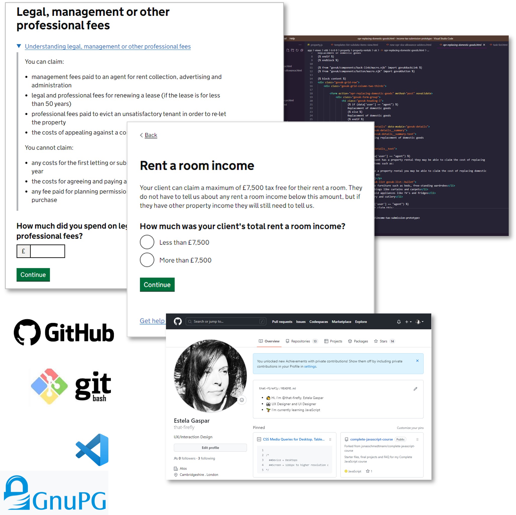 Behind-the-scenes view of building and refining tax journeys with GOV.UK prototype kit and GitHub