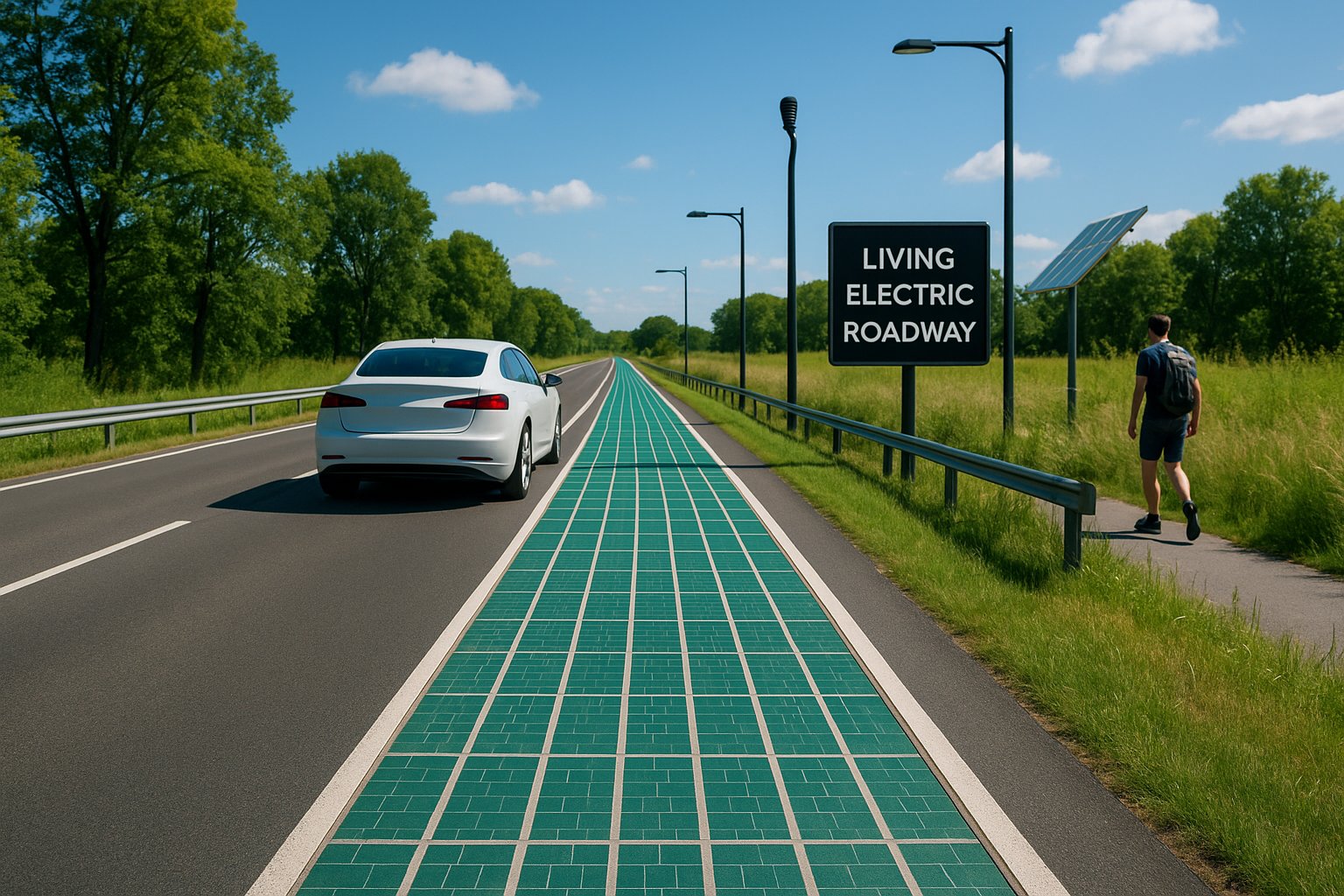 Image concept of the user experience of a living road concept