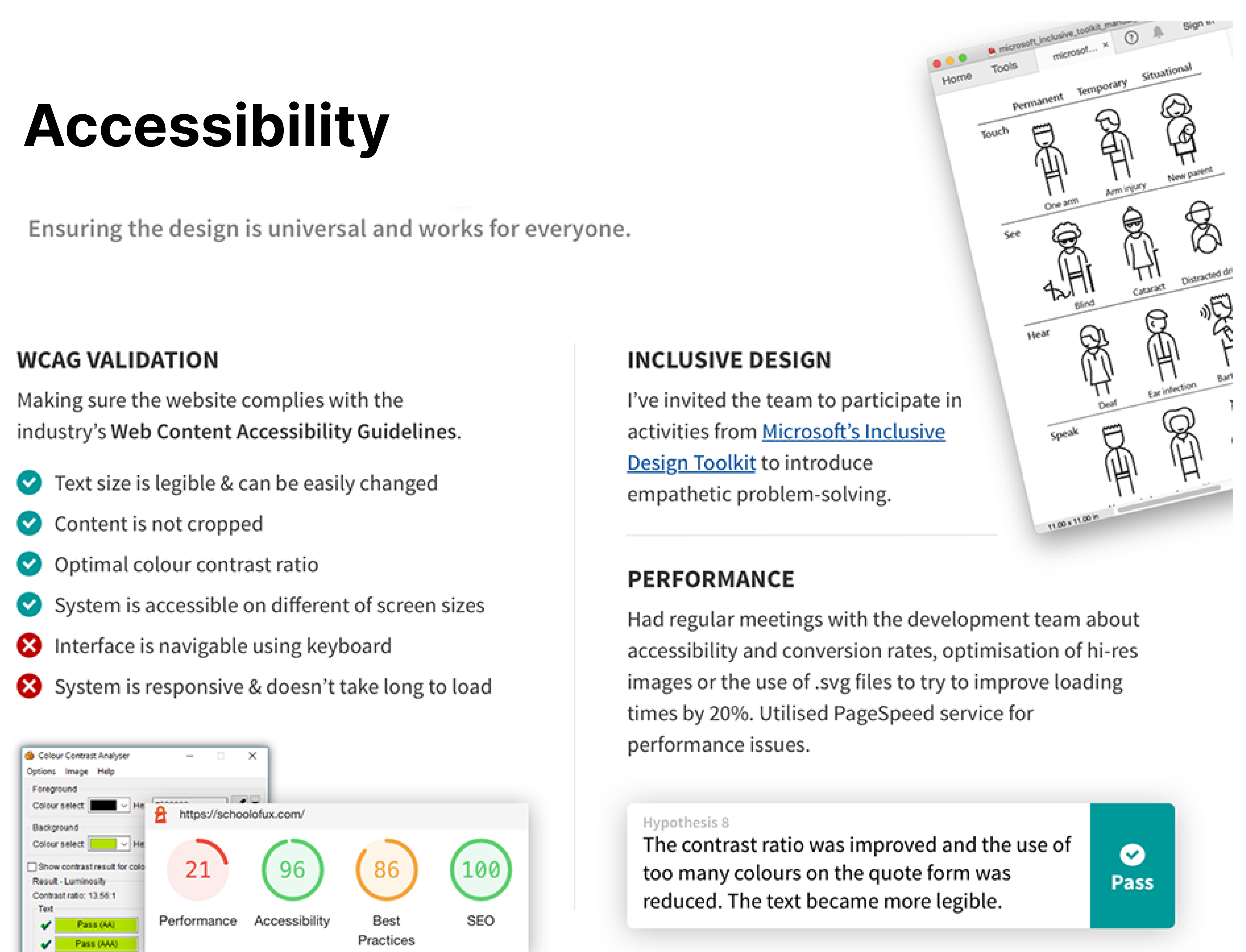 UX deliverables acessibility