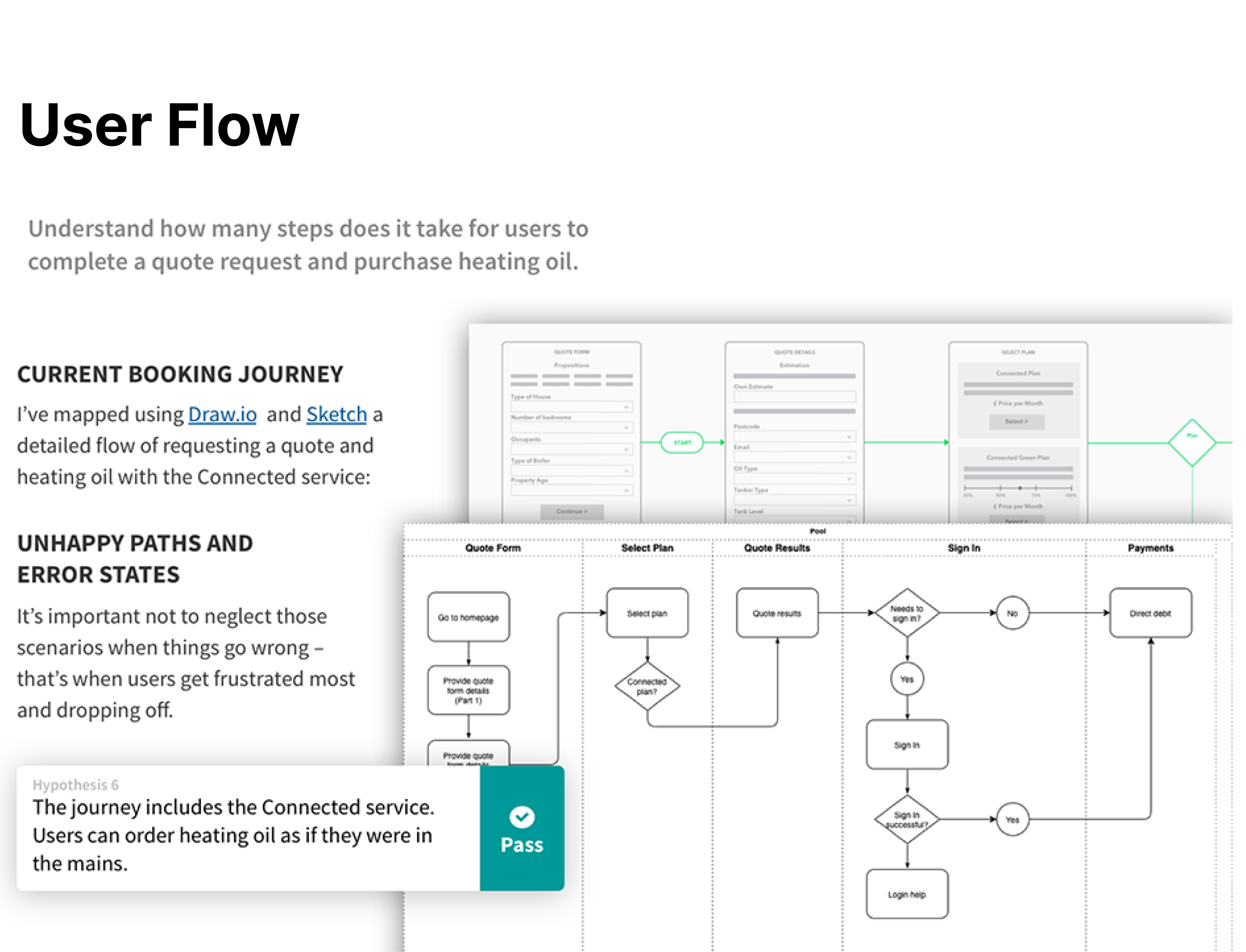 UX deliverables user flow