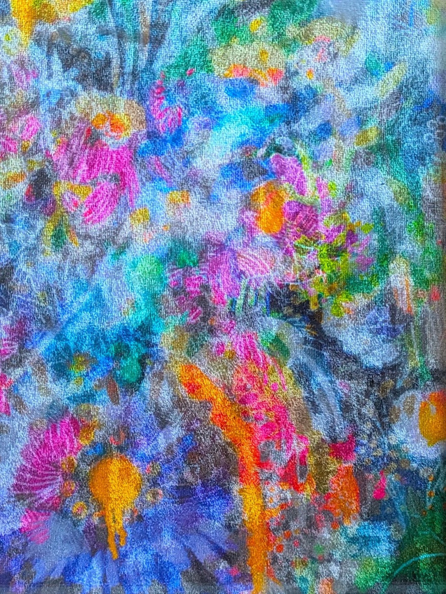 Floral Reverie. Bold, dreamlike bloomscape